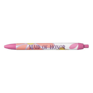 Stylo Noir Domestique de belles fleurs d'honneur