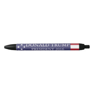 Stylo Noir Donald Trump pour le président