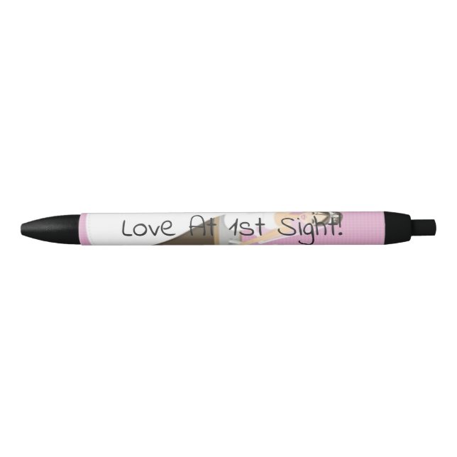 Stylo Noir Douche nuptiale se reposante de jeune mariée (Devant)