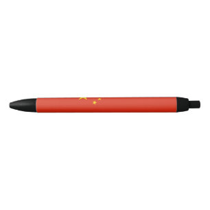 Stylo Noir Drapeau chinois (Chine)