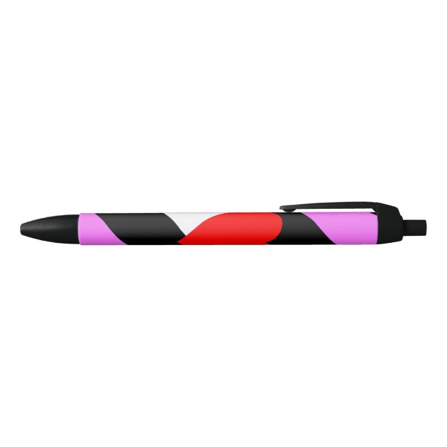 Stylo Noir Drapeau de fierté de la fille de cuir (Haut)