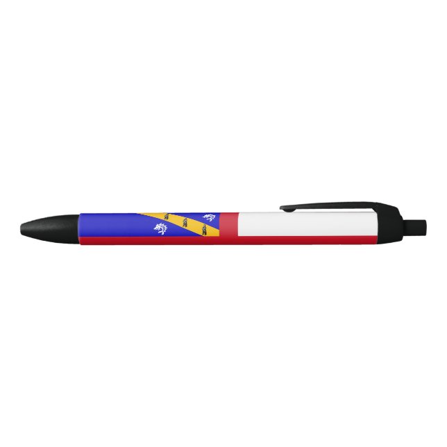 Stylo Noir Drapeau de Herm (Haut)