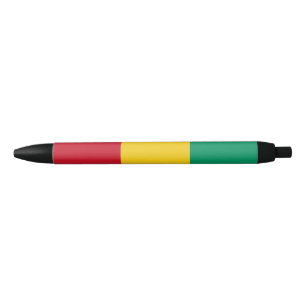 Stylo Noir Drapeau de la Guinée