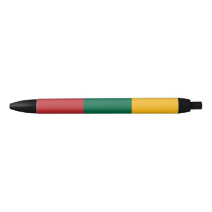 Stylo Noir Drapeau de la Lituanie