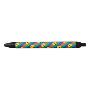 Stylo Noir Drapeau de la Nouvelle-Calédonie