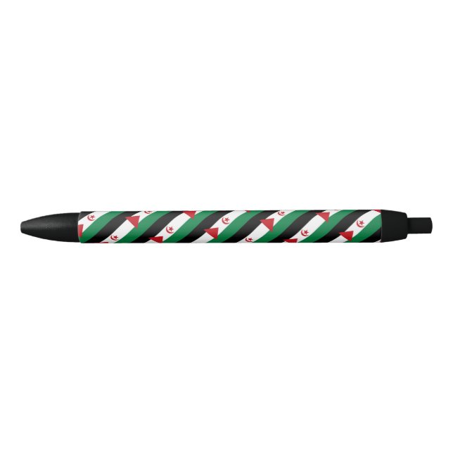 Stylo Noir Drapeau de la République arabe sahraouie démocrati (Devant)