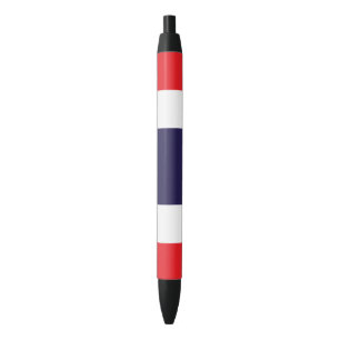 Stylo Noir Drapeau de la Thaïlande