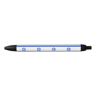 Stylo Noir Drapeau de l'Israël