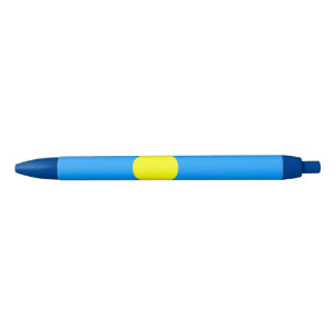 Stylo Noir Drapeau des Palaos