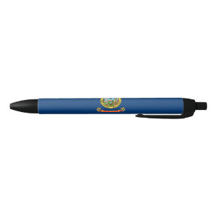 Stylo Noir Drapeau d'État de l'Idaho