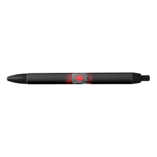 Stylo Noir Drapeau du Canada