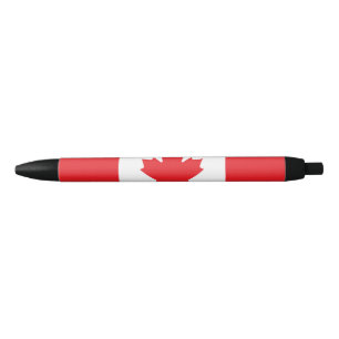Stylo Noir Drapeau du Canada