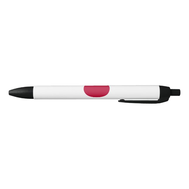 Stylo Noir Drapeau du Japon (Bas)