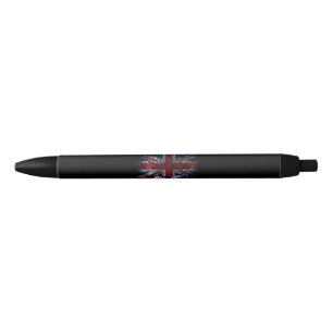 Stylo Noir Drapeau du Royaume-Uni
