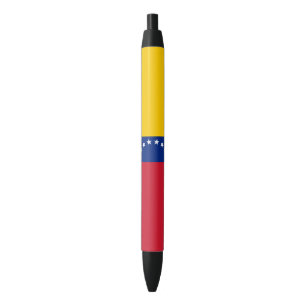 Stylo Noir Drapeau du Venezuela
