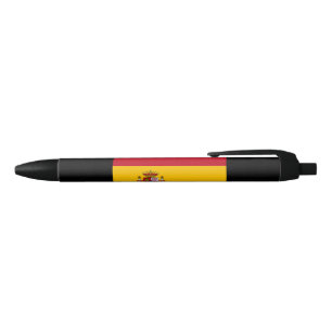 Stylo Noir Drapeau espagnol (Espagne)