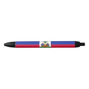 Stylo Noir Drapeau Haïti