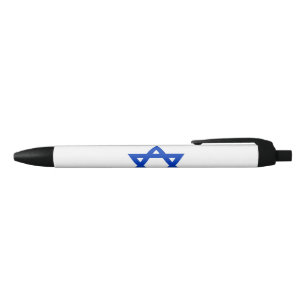 Stylo Noir Drapeau israélien (Israël)