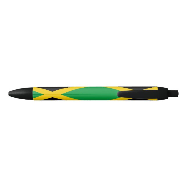 Stylo Noir Drapeau jamaïcain (Dos)