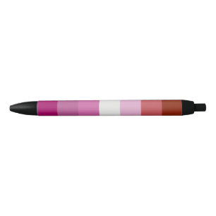 Stylo Noir Drapeau lesbien