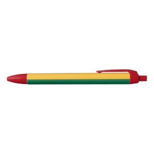 Stylo Noir Drapeau Lituanie