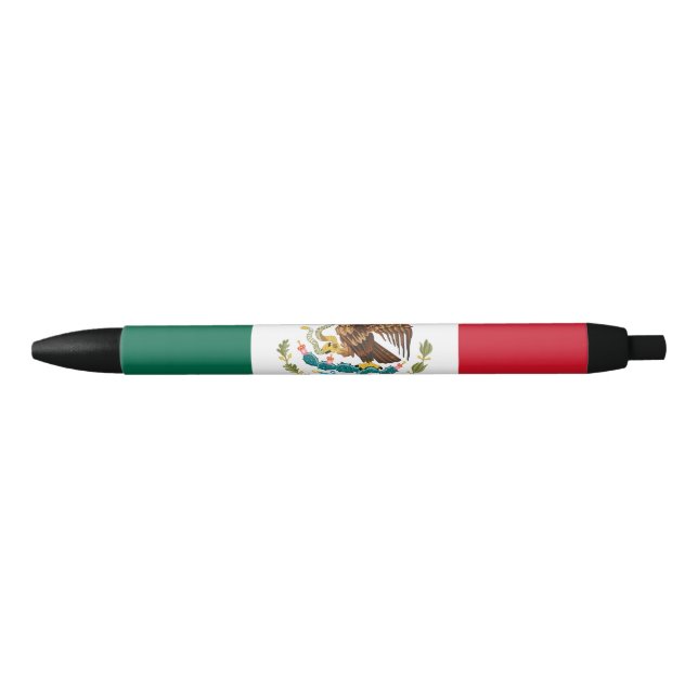 Stylo Noir Drapeau mexicain - Drapeau mexicain (Devant)