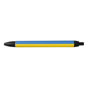 Stylo Noir Drapeau patriotique ukrainien