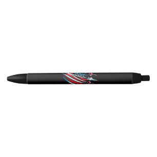 Stylo Noir Drapeau Patriotique USA Jets Boys 4 juillet