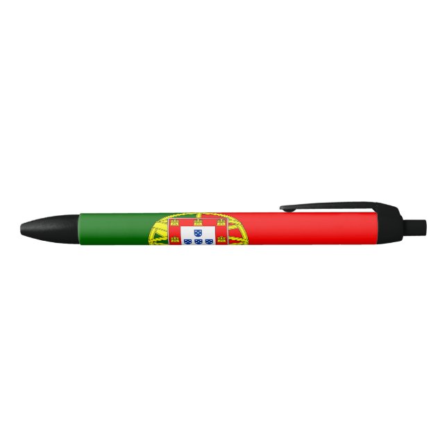 Stylo Noir Drapeau portugais (Portugal) (Haut)