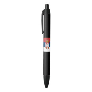 Stylo Noir Drapeau serbe