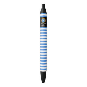 Stylo Noir Drapeau somalien mignon patriotique