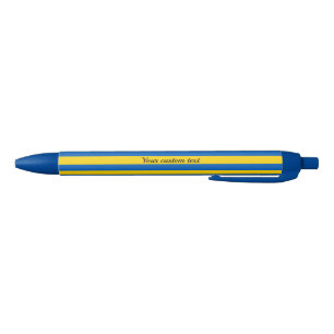 Stylo Noir Drapeau ukrainien