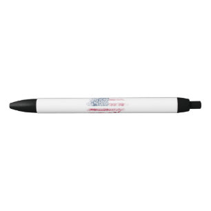 Stylo Noir Drapeau USA
