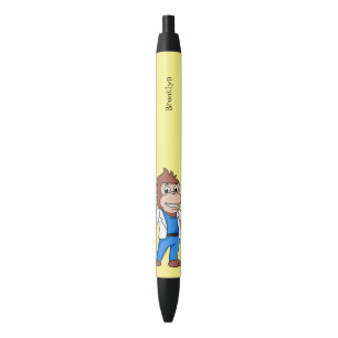 Stylo Noir Drôle orangoutan dessinateur docteur