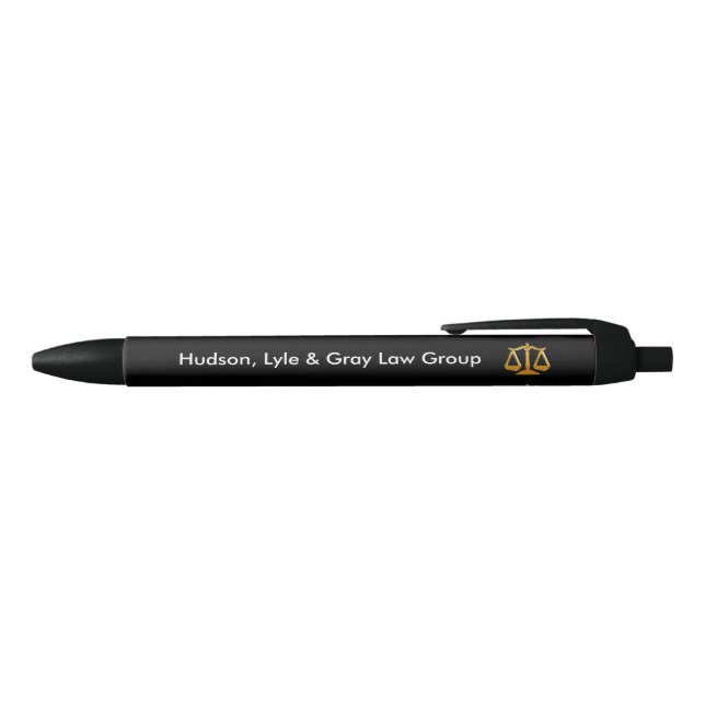 Stylo Noir Échelle de loi d'or de mandataire (Haut)