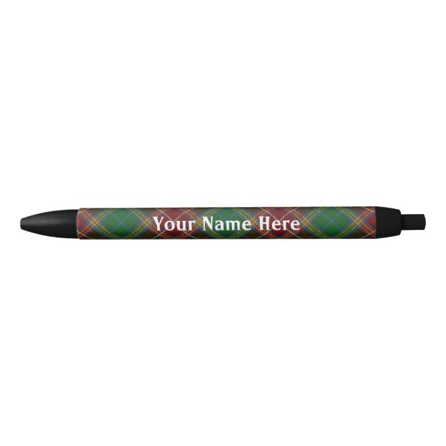 Stylo Noir Ecosse Forever Clan Baxter Tartan (Devant)