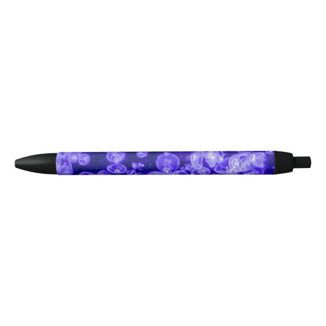 Stylo Noir Écran de méduse marine éclatant (Devant)