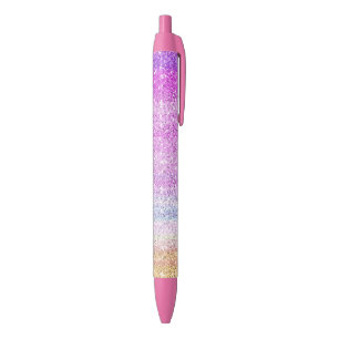 Stylo Noir Effet d'étincelle de spectre de couleur