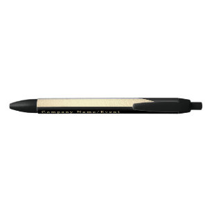Stylo Noir Effet d'huile d'argent et d'or, société/événement