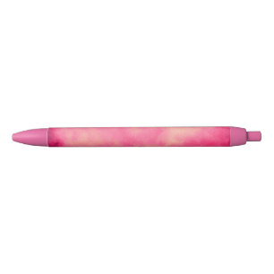 Stylo Noir Effet nuage tempête élégant en rose