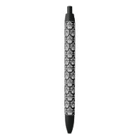 Elégant noir et blanc minuscule damas