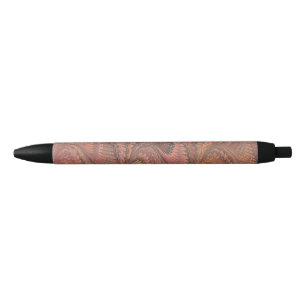 Stylo Noir Élégant Porte en marbre rose