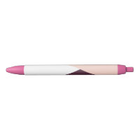 Elégant triangle géométrique rose roux et bordeaux