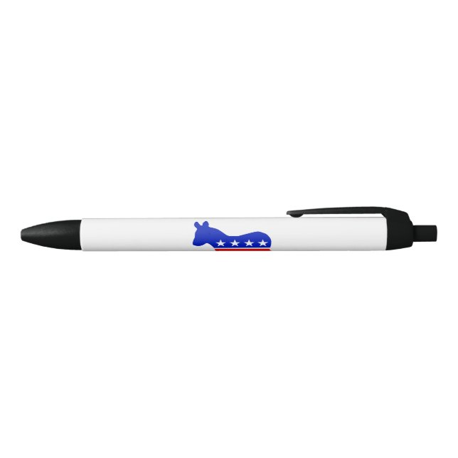 Stylo Noir Emblème politique du parti démocratique (âne) (Haut)