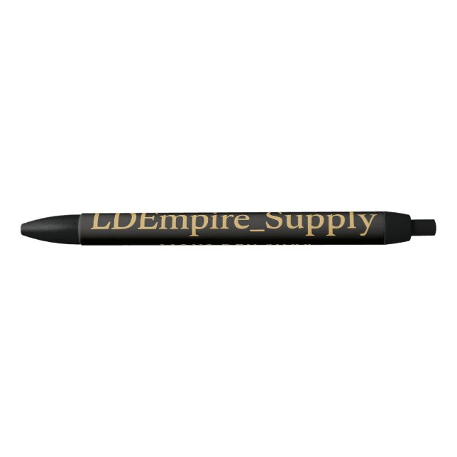 Stylo Noir Empire Ink (Devant)