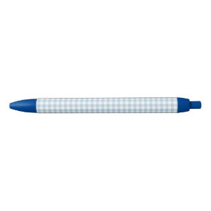 Stylo Noir En vichy bleu F & L