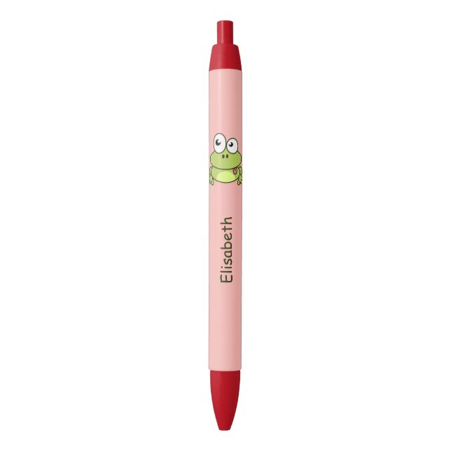Stylo Noir Enfants mignons drôles de bande dessinée de (devant Vertical)