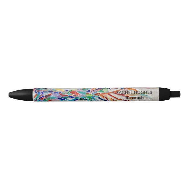 Stylo Noir Entraîneur de vie Arbre de vie (Devant)
