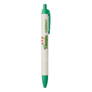 Stylo Noir Équipe Carotte Cool