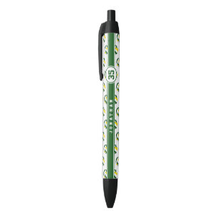 Stylo Noir équipe de volley-ball esprit filles garçons nom or